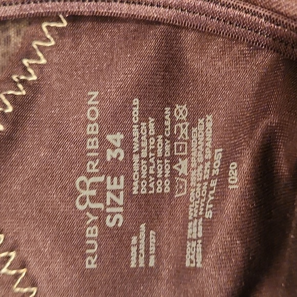 Size 34 Ruby Ribbon Pin-Up Demiette - Picture 4 of 4